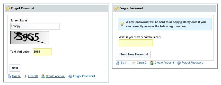forgot password process